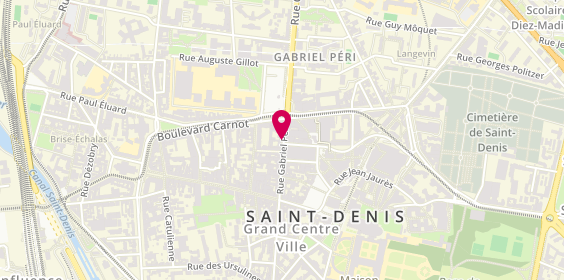 Plan de Aux Délices de Zahoua, 121 Rue Gabriel Péri, 93200 Saint-Denis