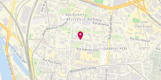 Plan de BARHOUMI Mohamed, 36 Rue Auguste Poullain, 93200 Saint-Denis