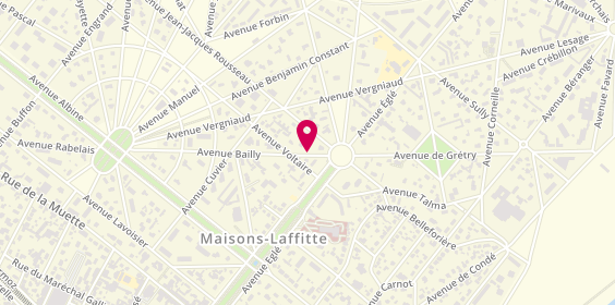 Plan de PARIS Paul, 20 Avenue de Longueil, 78600 Maisons-Laffitte