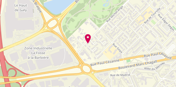 Plan de Au Buffet des Saveurs, 55 Rue Michel Ange, 93600 Aulnay-sous-Bois