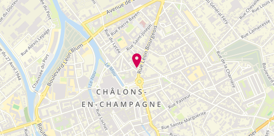 Plan de Boulangerie Patisserie Gorguet, 5 Bis Rue Léon Bourgeois, 51000 Châlons-en-Champagne