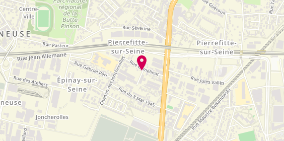 Plan de Canelas Specialites Portugaises, 23 Rue Camélinat, 93380 Pierrefitte-sur-Seine