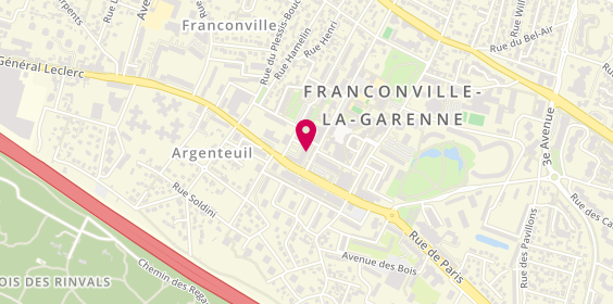 Plan de Boutique AroMetSaveurS Franconville, 5 Boulevard Maurice Berteaux, 95130 Franconville