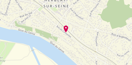 Plan de Arômes et mets, 39 Rue de Cormeilles, 95220 Herblay-sur-Seine
