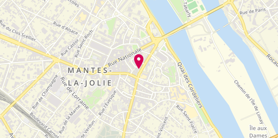 Plan de Boulangerie de la Fontaine, 16 Rue Thiers, 78200 Mantes-la-Jolie