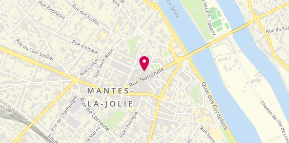 Plan de Relais des Mers, 6 Rue des Halles, 78200 Mantes-la-Jolie