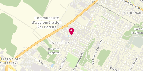 Plan de 4810 Receptions, 218-210 Rue Berthe Morisot, 95220 Herblay-sur-Seine