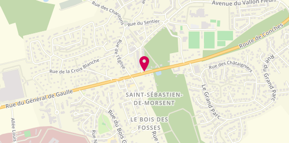 Plan de La Fournée, 20 E Rue du Général de Gaulle, 27180 Saint-Sébastien-de-Morsent