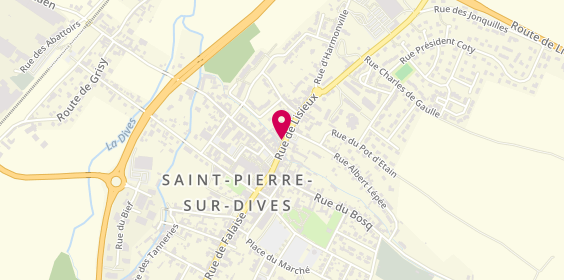 Plan de DUGUEY Jean-Luc, 13 Rue de Lisieux, 14170 Saint-Pierre-sur-Dives