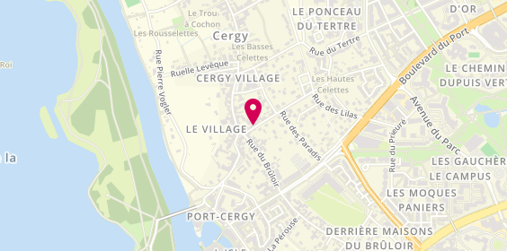 Plan de Au pain du village, 3 Rue Saint-Martin, 95000 Cergy