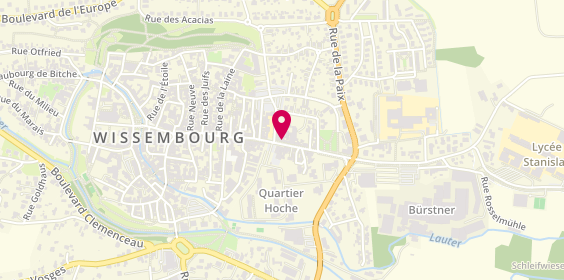 Plan de Boulangerie Gravier, 5 Rue Bannacker, 67160 Wissembourg