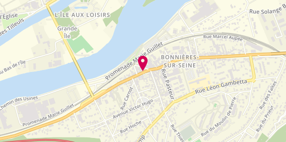 Plan de Le Boucher du Coin, 6 Rue Marcel Sembat, 78270 Bonnières-sur-Seine