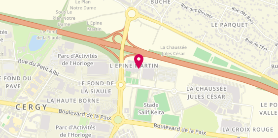 Plan de Les Délices Partagés, 1 Rue des Tournois, 95800 Cergy