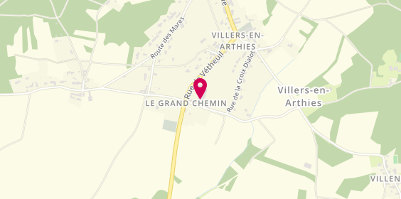 Plan de La Ferme du Grand Chemin, 20 Route de Vétheuil, 95510 Villers-en-Arthies