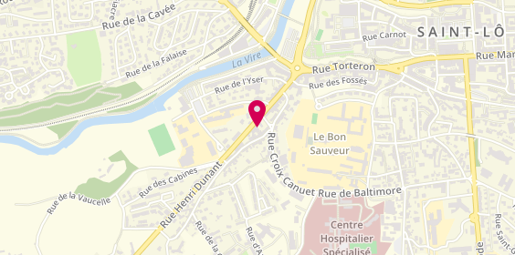 Plan de La Barquette Reunionnaise : à Saint lô, 65 Rue de Villedieu, 50000 Saint-Lô
