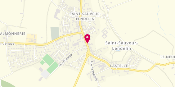 Plan de Boucherie A.Helaine, 25 Rue Maréchal Leclerc, 50490 Saint-Sauveur-Villages