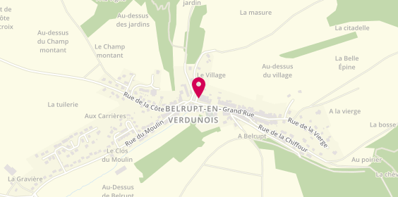 Plan de Au Chaudron Vert, 1 Grand Rue, 55100 Belrupt-en-Verdunois