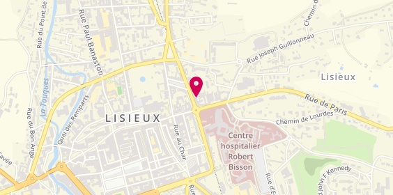 Plan de Au Bistrot Gourmand, 8 Boulevard Duchesne Fournet, 14100 Lisieux