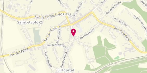 Plan de Restaurant Royal, 26 Rue de Saint-Avold, 57490 L'Hôpital