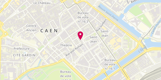 Plan de Le Fournil de Saint Jean, 98 Rue Saint-Jean, 14000 Caen