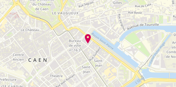 Plan de Boucherie Marcel, 19 Rue de l'Engannerie, 14000 Caen