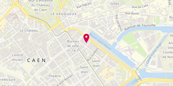 Plan de Rôtisserie Marcel, 21 Rue de l'Engannerie, 14000 Caen