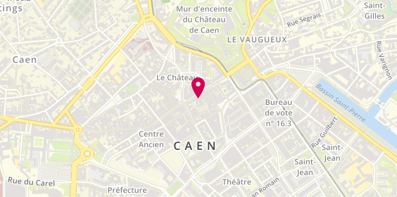 Plan de Le P'tit Chou Normand, 65 Rue Saint-Pierre, 14000 Caen