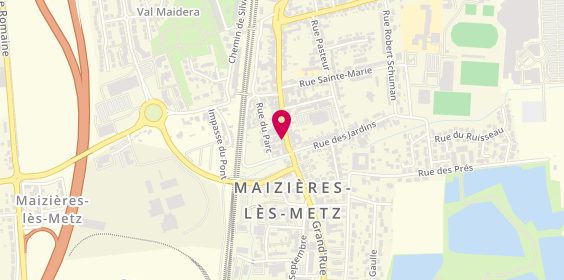 Plan de Boulangerie Pâtisserie Merlin, 59 Grand Rue, 57280 Maizières-lès-Metz