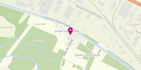 Plan de La renardière, 6 Grande Rue, 51500 Saint-Léonard