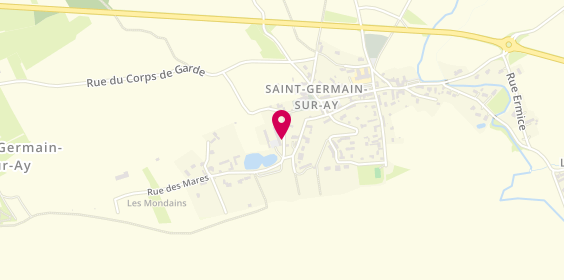 Plan de Logis Hotels, 26 Rue Mares, 50430 Saint-Germain-sur-Ay