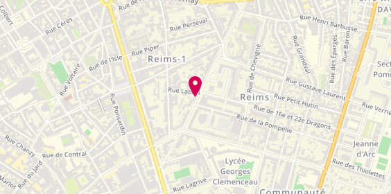 Plan de Boulangerie Edith Lor, 118 Boulevard Saint-Marceaux, 51100 Reims