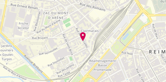 Plan de El Olam, 49 Rue de Courcelles, 51100 Reims