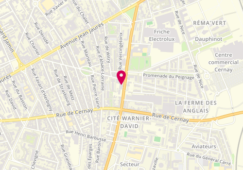 Plan de Le Palais du Dessert, 138 Boulevard Dauphinot, 51100 Reims