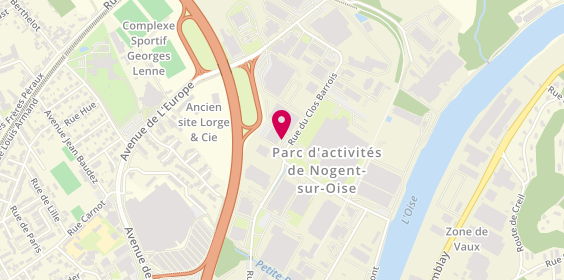 Plan de Espace Romance, 8 Rue du Clos Barrois, 60180 Nogent-sur-Oise