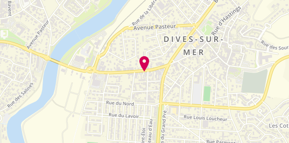 Plan de La Maison Florent, 69 Rue Général de Gaulle, 14160 Dives-sur-Mer