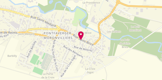 Plan de CLAUDE Ludovic, 36 Rue Saint-Brice, 51490 Pontfaverger-Moronvilliers