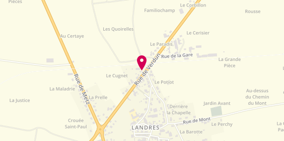 Plan de Globe Traiteurs', 8 Bis Rue de Verdun, 54970 Landres