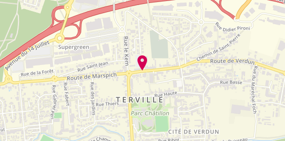 Plan de L'Equation Gourmande, 141 Route Verdun, 57180 Terville