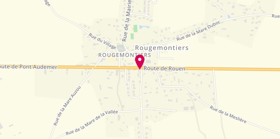 Plan de L'Orange Bleue, 1 Route de Pont Audemer, 27350 Rougemontiers