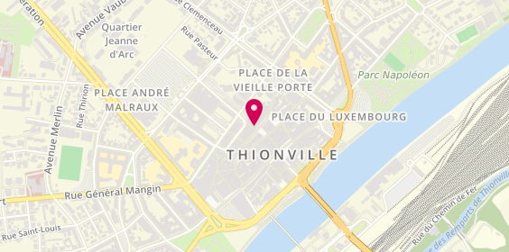 Plan de Boucherie Charcuterie Traiteur NOSAL, 30 Rue de l'Ancien Hôpital, 57100 Thionville