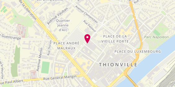 Plan de Restaurant le Hoggar, 67 Boulevard Foch, 57100 Thionville
