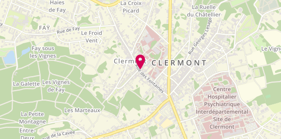 Plan de Alain Traiteur et Emilie Evenements, 48 Rue des Fontaines, 60600 Clermont