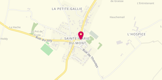 Plan de SENOVILLE Willy, 42 place de l'Église, 50480 Sainte-Marie-du-Mont