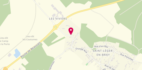 Plan de SAS Domaine du Colombier, 1 Grande Rue, 60155 Saint-Léger-en-Bray