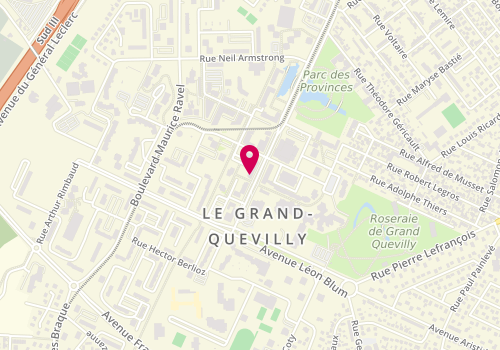 Plan de Charcuterie LEGRAND Elie, 112 Avenue des Provinces, 76120 Le Grand-Quevilly
