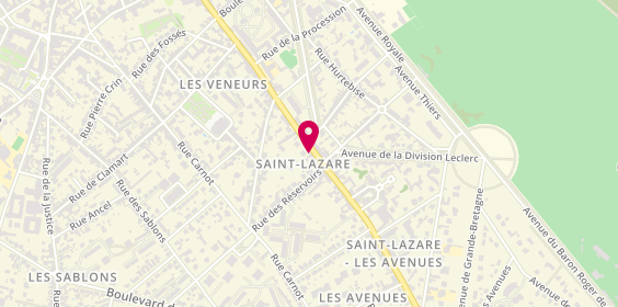 Plan de Boucherie-Charcuterie Saint Lazare, 34 Ter Rue Saint-Lazare, 60200 Compiègne