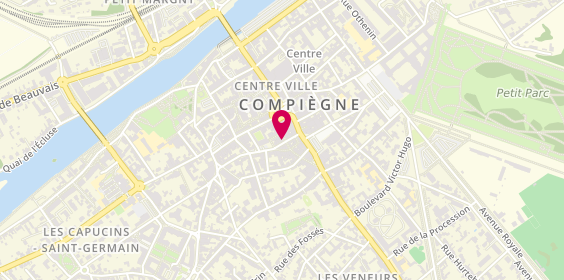 Plan de Boulangerie Pâtisserie de l'Etoile, 12 Rue de l'Étoile, 60200 Compiègne