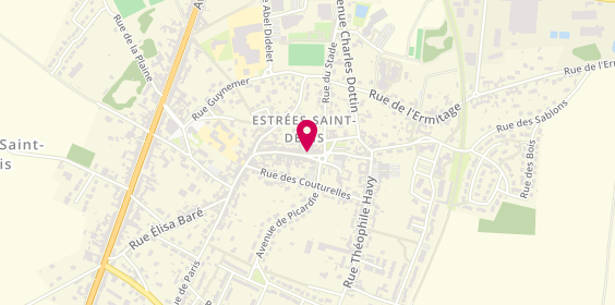 Plan de La P'tite Marmite, 2 place Charles de Gaulle, 60190 Estrées-Saint-Denis