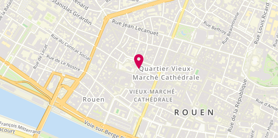 Plan de Boucheries des Halles, 23/25 Rue Rollon, 76000 Rouen