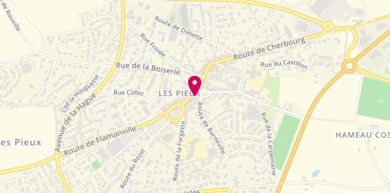 Plan de Boucherie - Charcuterie - Traiteur SERGENT, 23 Rue Centrale, 50340 Les Pieux